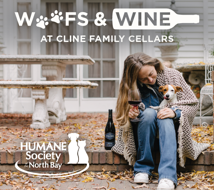 Woofs & Wine - Dog Adoption at Cline Cellars!