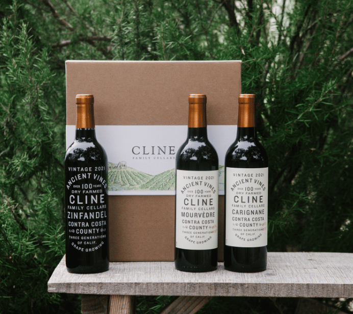Ancient Vines Trio Gift Pack From Cline Cellars
