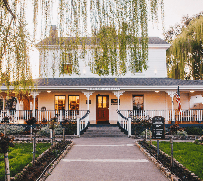 Join us for a casual, country-style wine tasting at our farmhouse and ranch at Cline Family Cellars in Sonoma, California