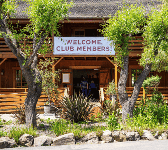 Photo of the Clubhouse, an exclusive wine tasting space for wine club members at Cline Family Cellars in Sonoma, California.