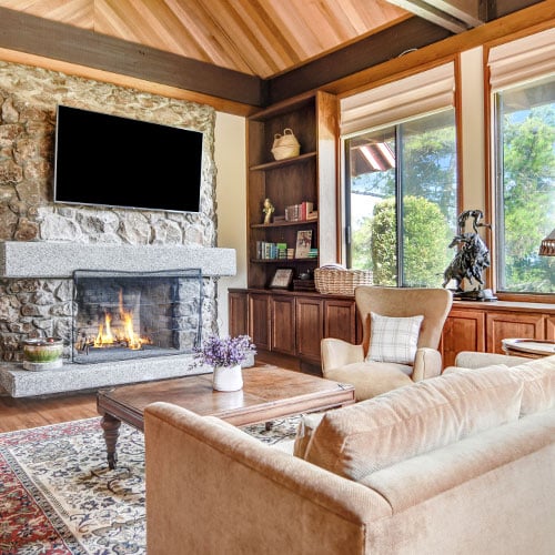 Villa-Fireplace