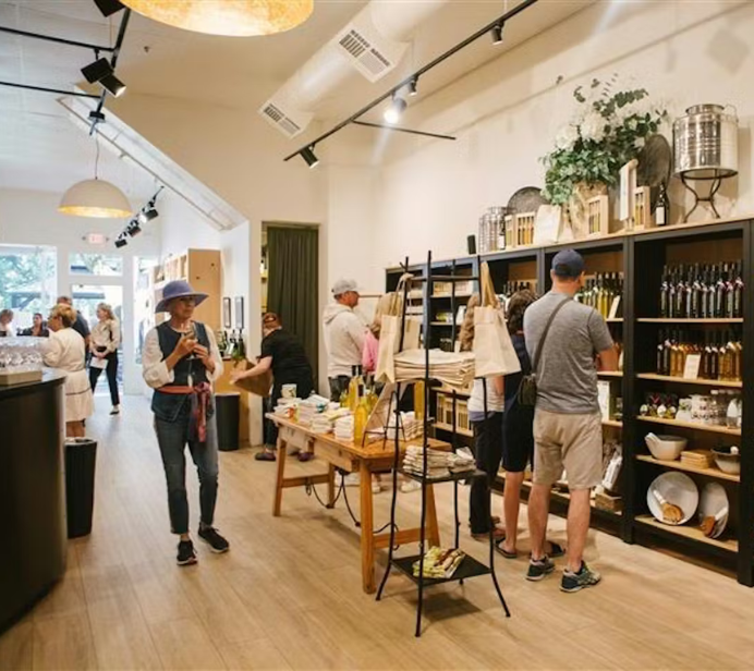 Sip And Shop at the Healdsburg Olive press